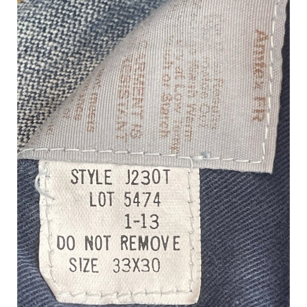Tyndale FR Flame Resistant Jeans Mens 33x30 Blue Excellent Made in USA J230T - Picture 5 of 11